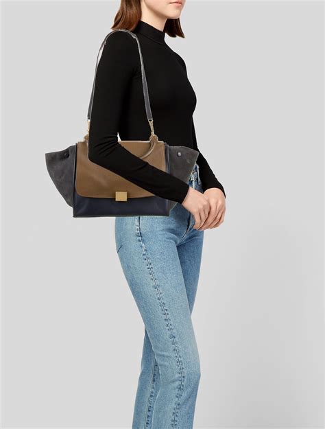 celine trapeze bag zipper